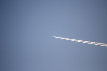 airplane in the sky