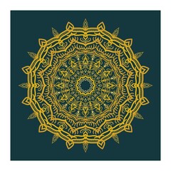 mandala logo art symbol icon vector