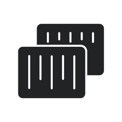 Barcode icons  symbol vector elements for infographic web