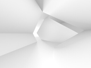 Fototapeta premium Abstract White Architecture Design Concept