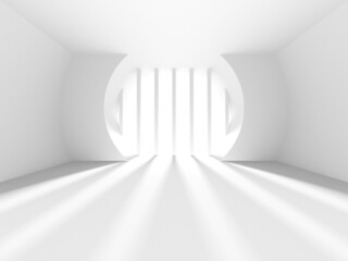 Obraz premium Abstract White Architecture Design Concept