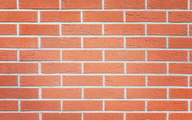 background from an orange wall from a new brick