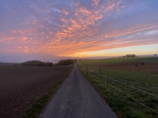 Morgenröte im Hunsrück