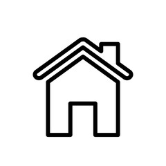 Dom, strona główna, nieruchomość, schronienie, ikona wektorowa