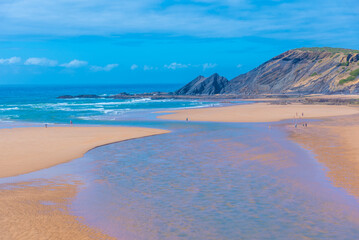 View of Praia da Amoreira in Portugal