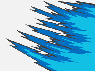 Minimalist background with jagged zigzag pattern and some copy space area