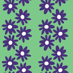 Floral seamless flower pattern for fabrics and textiles and packaging and gifts and cards and linens and kids
