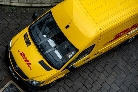 DHL Home Delivery Courier Parcel Delivery Van