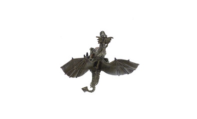 dragon toy isolated on white background