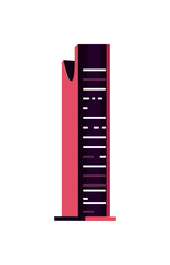 neon skyscraper design