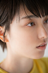 Fototapeta premium ショートカットの女性