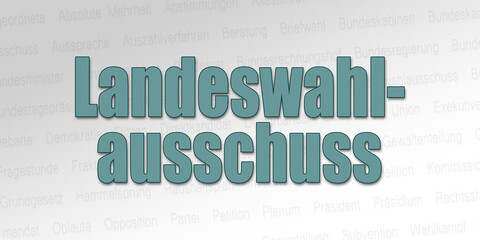 Politischer Begriff - Landeswahlausschuss