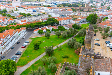 Cityscape of Portuguese town Beja