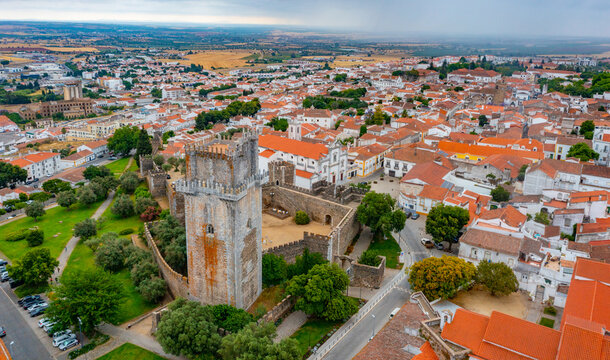 Cityscape of Portuguese town Beja