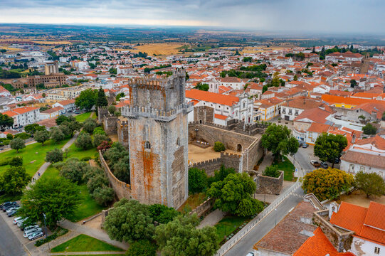 Cityscape of Portuguese town Beja