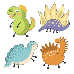 cute dinosaurs for kids, poster, t-shirt, background
