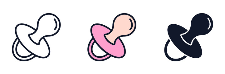 dummy teat icon symbol template for graphic and web design collection logo vector illustration - obrazy, fototapety, plakaty