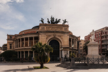 Fototapeta na wymiar Palermo Historical Inner City Old Town in Italy, Europe