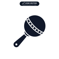rattles icon symbol template for graphic and web design collection logo vector illustration