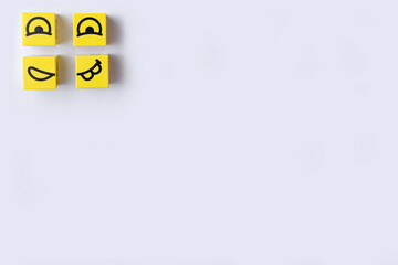 Emoji isolated on white background