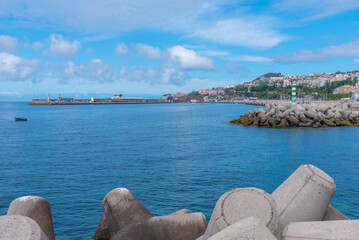 Seaside of Portuguese town Funchal