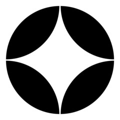  Geometric Pattern Flat Icon Isolated On White Background