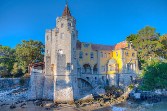 Condes de Castro Guimaraes museum in Cascais, Portugal