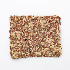 Flaxseed crackers, flaxseed bread, natural product, healthy for life, handmade
