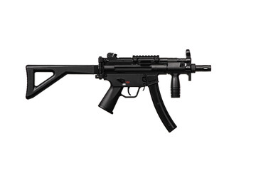  Air submachine gun. Modern pneumatic weapon for air soft, sports and entertainment. A dummy, a...