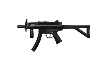  Air submachine gun. Modern pneumatic weapon for air soft, sports and entertainment. A dummy, a...