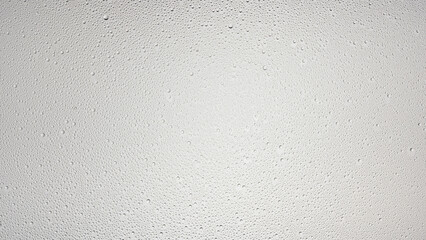 Small size water drops wet glass surface on grey background, Misted glass | Overlay foreground or background for shower hygiene and skin moisturizing beauty products