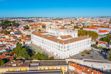 Sao Vicente de Fora church in Lisbon, Portugal.