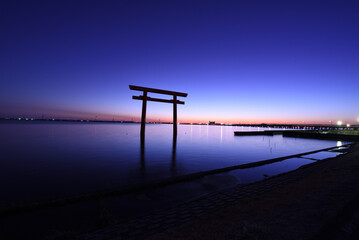 鹿島神宮　西の一之鳥居　茨城県鹿嶋市