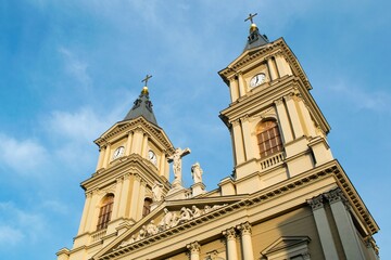 Fototapeta na wymiar Cathedral of the Divine Saviour in Ostrava, Czechia