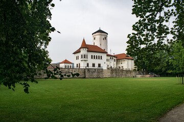 Fototapeta na wymiar The Budatín Castle in Žilina, Slovakia