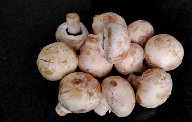 Delicious fresh  mushrooms from the organic fair.