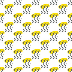 Abstract geometric seamless pattern design