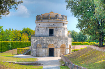 Teodorico Mausoleum in Italian town Ravenna