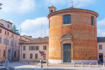 view of a catholic church in Ravenna