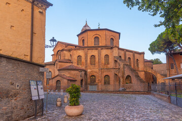 Basilica di San Vitale in Ravenna, Italy - obrazy, fototapety, plakaty