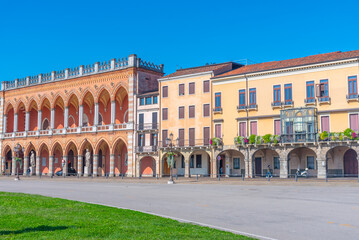Loggia Amulea at Piazza Prato della Valle in the Italian town Padua