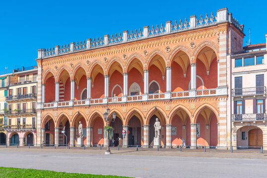 Loggia Amulea at Piazza Prato della Valle in the Italian town Padua