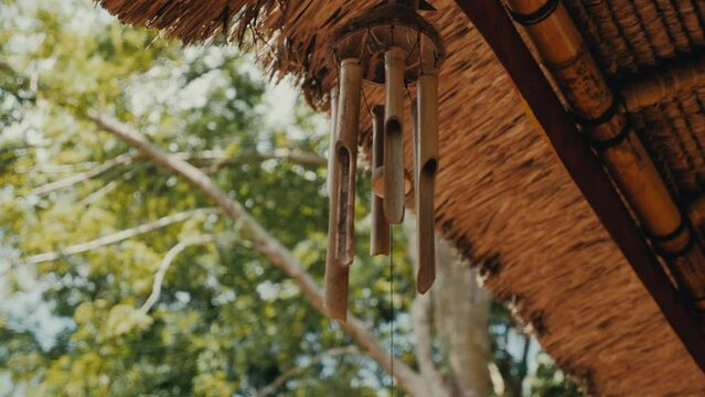 Wooden wind chimes - Bali, Indonesia