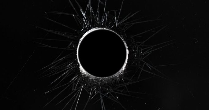 Crystals grow out of a circle in the center, drag your logo onto the video, and the opener is ready.