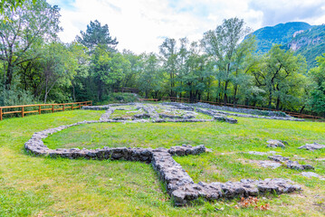 Paleochristian basilica at Italian town trento