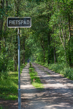 Naturschutzgebiet Witte Veen, Fietspad, Fahrradweg