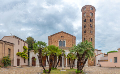 Basilica di Sant'Apollinare Nuovo in Italian city Ravenna