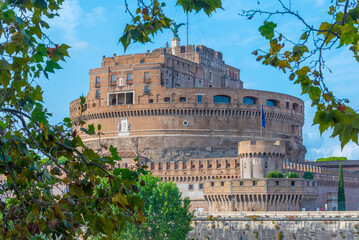 Castel Sant'Angelo in the Italian capital Rome