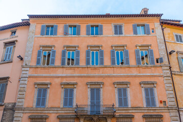 Palazzo Sorbello in the old town of Perugia in Italy