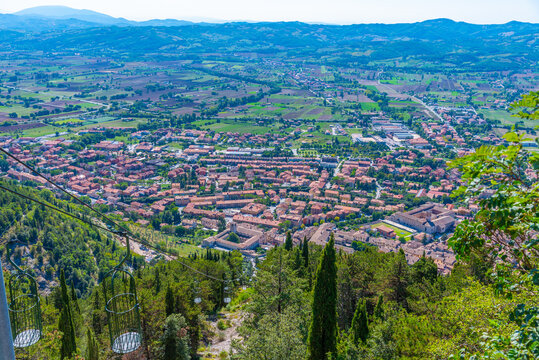 Funivia Colle Eletto in Gubbio, Italy